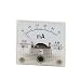 New Lon0167 Panel Mounting DC 0-50mA Analog Current Meter Ammeter 91C4(0-50mA Analoger Strommesser Amperemeter 91C4
