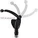 ChargerCity Dual USB Sirius XM Satellite Radio Car Truck Lighter Socket Mount w/Tilt Adjust & PowerConnect Cable for Onyx Plus EZR EZ Lynx Roady Starmate Xpress (Vehicle Dock NOT Included)