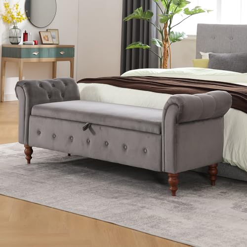 Virabit 63'' Storage Ottoman Bench for Bedroom, End of Bed