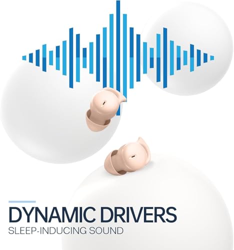 Piegricdiat Invisible Sleep Headphones,Sleep Earbuds for Side Sleepers,Small Comfortable Fit Noise Blocking Sleep Earbuds,Bluetooth 5.3 Wireless Earphones, in-Ear Ear Buds for Sleeping (Beige) by Piegricdiat - Image 6