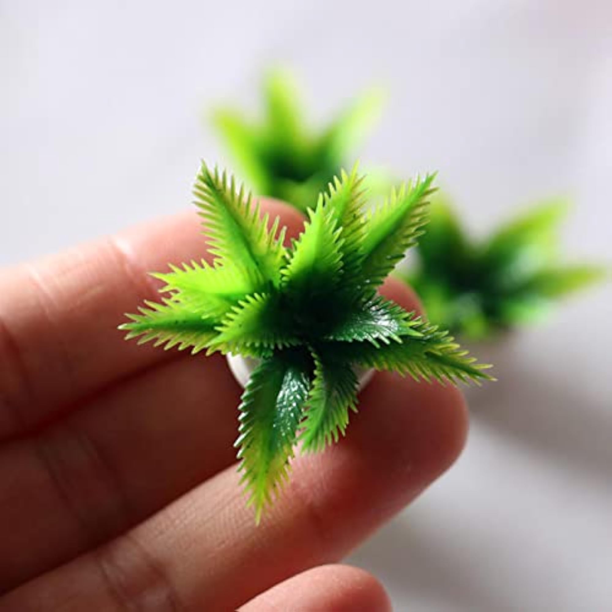 1:12 Scale Dollhouse Miniatures Green Plant Potted Plants