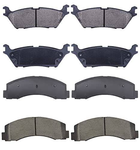 EXPPOWER Replacement for Front and Rear Brake Pads Ceramic Ford Expeditio 2018/2019, Ford F...