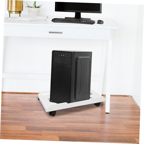 Soporte para CPU de piso para computadora TEHAUX, con ruedas, diseño robusto para mejorar la ventilación, uso en oficina en casa miniatura 5