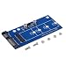 Produktbild M2 NGFF ssd SATA3 SSDs Sata Adapter Erweiterungskartenadapter SATA auf NGFF drehen Hochleistungs-BCVBFGCXVB mit hoher Kapazität (schwarz