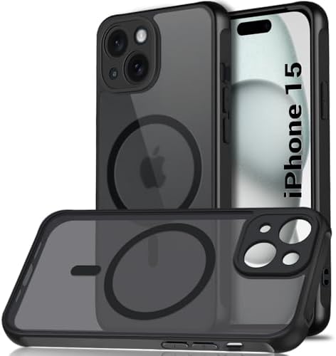 Dteck for iPhone 15 Pro Max Aluminum Bumper Case 3 in 1 Metal Frame PC Back Hybrid Shockproof Rugged Cover,Blue Silver