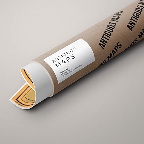 Mapa Topografico De La Isla De Puerto Rico Circa 1886 - Measures 24 Inches X 36 Inches (610 Mm X 915 Mm) #TOP2