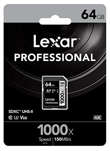 Preisvergleich Produktbild Lexar LSD64GCB1000 Professional SDXC Class 10 UHS-II U3 V60