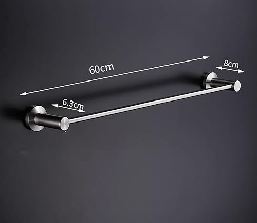 Miniatura 2 de Estante organizador de utensilios de cocina de acero inoxidable de alta calidad con ganchos móviles para olla de sartén, montaje en pared (24