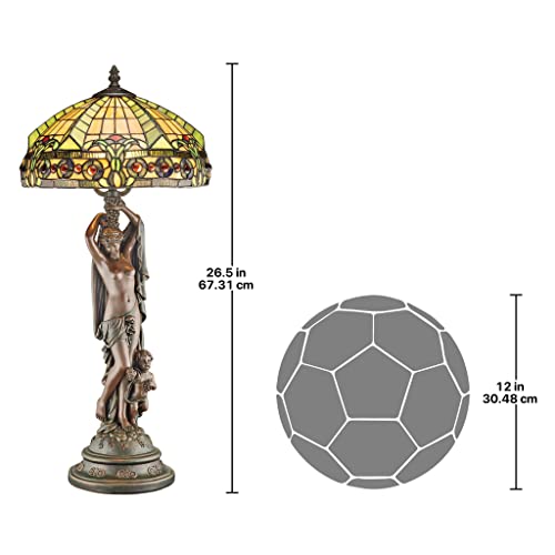 Design Toscano Lucina, Goddess Of Light Stained Glass Lamp #TOP4
