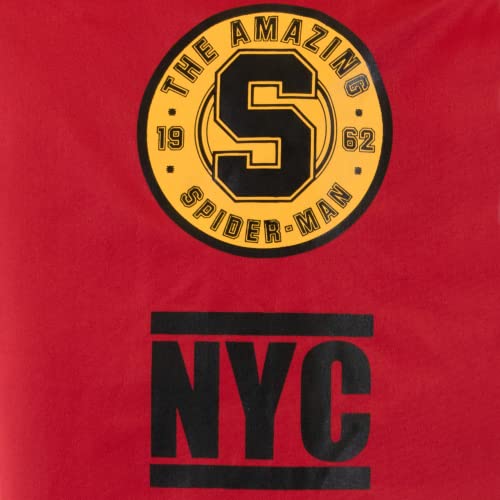 Marvel jaqueta bomber de super-heróis para meninos, jaqueta bomber homem-aranha (vermelha, tamanho 1