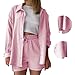Gauze Sets for Women 2 Piece Two Piece Lounge Set for Women Maternity Two Piece Set Womens Matching Sets Summer Pink