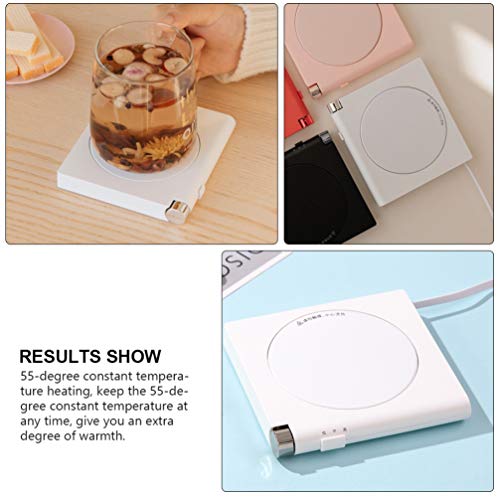 Hemoton Xícara Quente Montanha-Russa Usb Café Aquecedor Bebida Placa Mais Quente Isolamento de 55 Gr