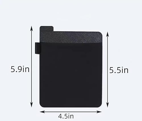 Miniatura 4 de AubRie Bolsa universal para mouse adhesiva, soporte inalámbrico para mouse y bolígrafo, adhesivo reutilizable, sin residuos de pegamento, compatible