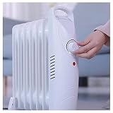 GATELN 600/800/1000W Ölradiator Energiesparend Elektrische Heizung Mit Thermostat Tragbarer Mobil Heizgerät Überhitzungsschutz 7/9/11 Rippen Kompakt Büro Heizkörper (Size : 11 Tablets (1000W))
