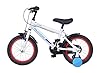Wildtrak - Vélo 14 Pouces pour Enfants 3-5 Ans avec roues stabilisatrices - Blanc et Bleu #1