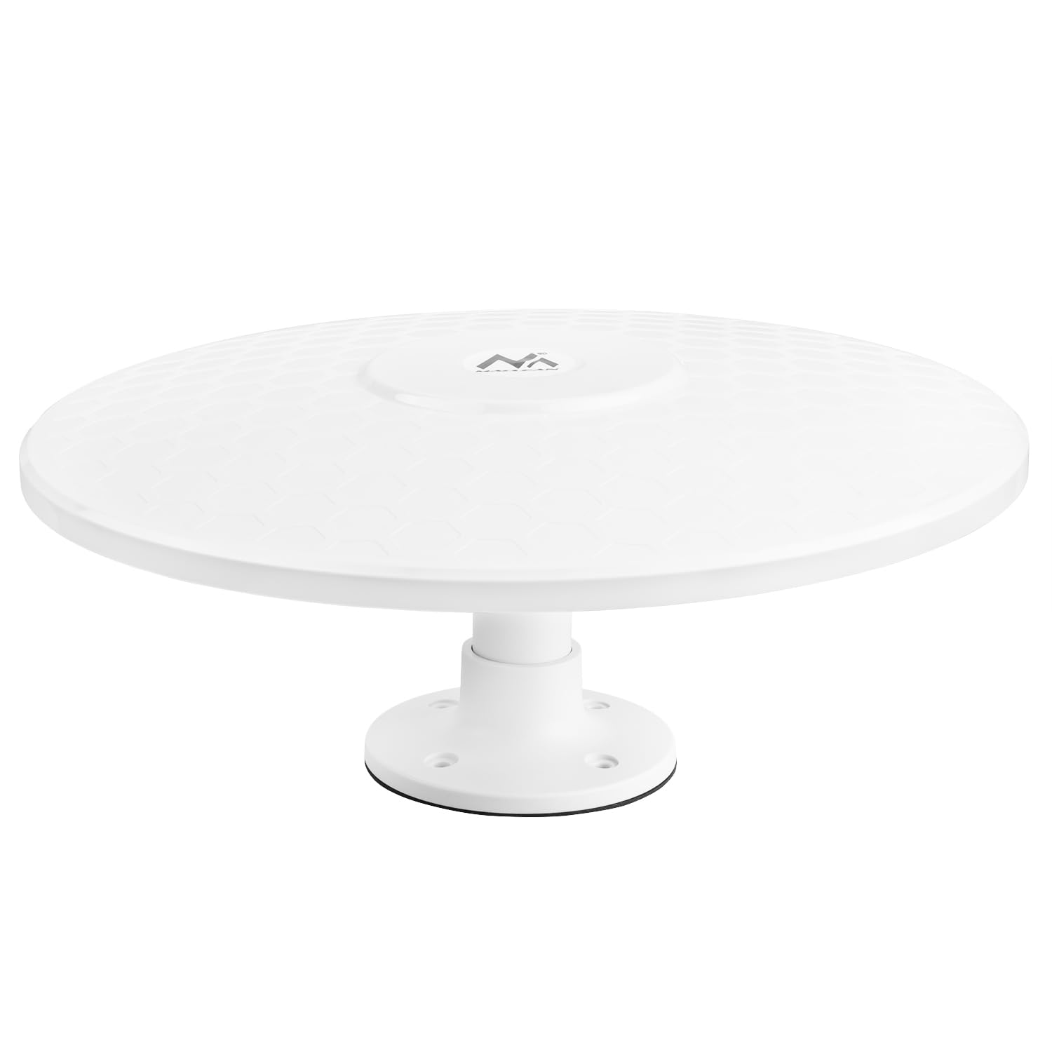 Maclean MCTV-103 Antenna attiva omnidirezionale DVB-T2 HEVC da 12 V per camper, roulotte e barche – Resistente alle intemperie, filtro LTE, ricezione a 360°, design compatto