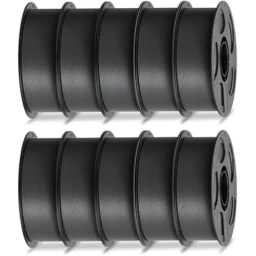 ANYCUBIC 3D Printer Filament PLA Bundle 10KG, Texture Grey