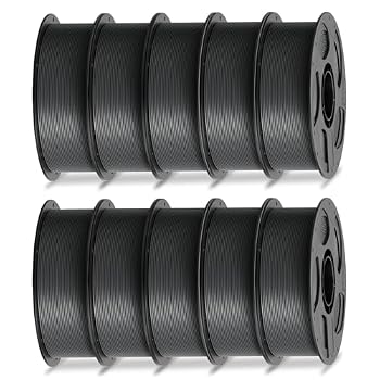 ANYCUBIC 3D Printer Filament PLA Bundle 10KG, Texture Grey