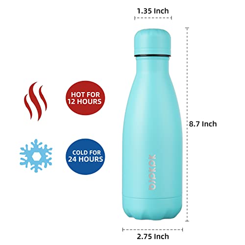 Image of BJPKPK 12 oz Small Insulated Water Bottle, Stainless Steel Leak Proof Flask