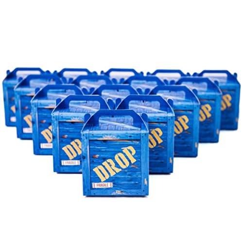 Caja de regalo Drop Box de suministros para fiestas de juegos militares. Decoración y bolsas de botín, actividad de cumpleaños y artículos para fiesta (12-paquete)