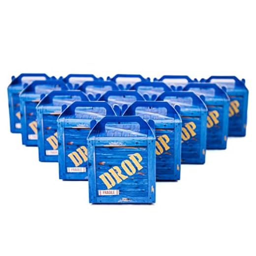 Caja de regalo Drop Box de suministros para fiestas de juegos militares. Decoración y bolsas de botín, actividad de cumpleaños y artículos para fiesta (12-paquete)