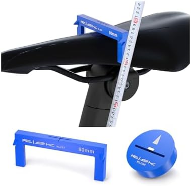 Bicycle Seat Height Measuring Tool - Precision Gauge for MTB & Road Bike Saddle Adjustment | Quick, Easy, and Accurate Measurement for Optimal Riding Comfort | Universal Fit for All Bike Types