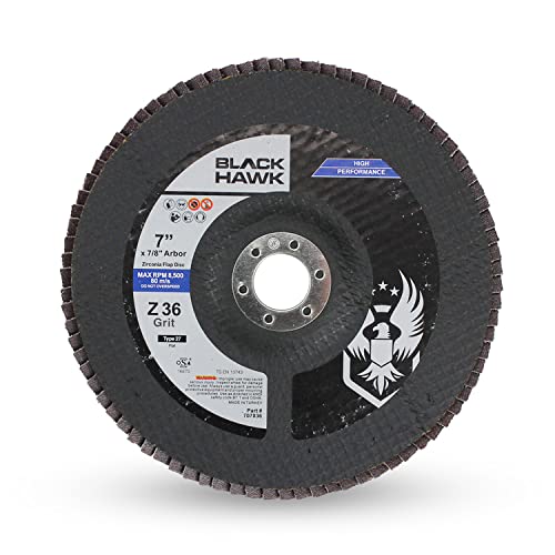 BHA 7" x7/8" T27 Zirconia Flap Discs, 60 Grit - 10 Pack by BHA - Image 5