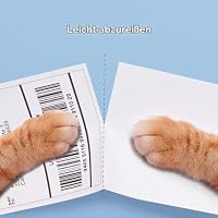 MUNBYN Versandaufkleber selbstklebend 4×6 DHL Etiketten 6000 Stück Thermoetiketten BPA-freie Thermopapier für DHL UPS DPD, Kompatibel mit MUNBYN Nelko Phomemo Etikettendrucker, Weiß – Ansicht 5