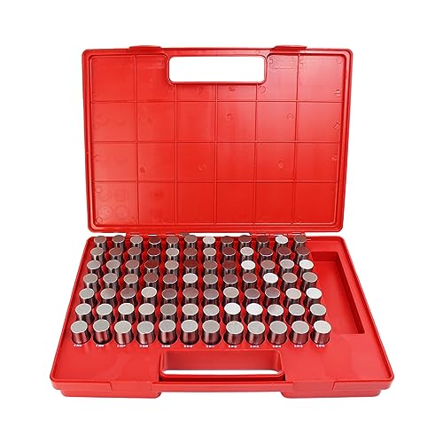 HFS(R) Steel Pin Gauge Set Minus Gages M6 with Plastic Case for Carpenters and Home Improvement 0.833-0.916