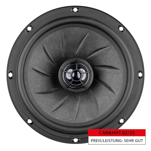 ETON PFX 16 – Klangstarkes 16,5 cm / 6,5“ Koaxial System, Auto Lautsprecher für Front oder Heck, Soundsystem mit 100 Watt, geeignet auch für Wohnmobile, Busse, Transporter, 1 Paar