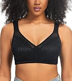 HACI Women's Minimizer Bra Full Coverage Non Padded Wirefree Plus Size for Large Bust Support Seamle