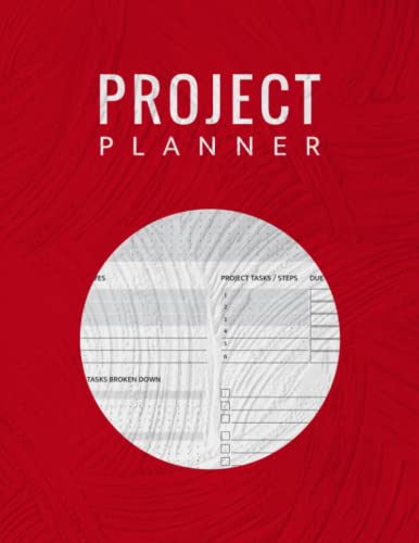Project Planner: With Checklists, Gantt Chart, And Objectives This Book Provides An Overview Of Project Management, Multiple Business Project Planner Notebook #TOP15