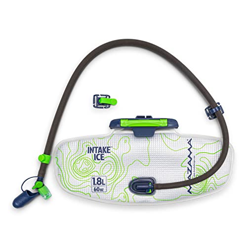 Rimrock Lumbar Hydration Hip Pack with 1.8L Intake ICE Insulated Water Reservoir, Fanny Pack Waist Bag Hiking Walking Running Jogging Camping. Men/Women Large Pack Design - Thumbnail 2