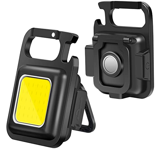 800 Lumen Tragbare Mini LED Arbeitsleuchte, 1 PCS Tragbare Taschenlampe,USB-Ladung,Wasserdichtes Mechanikerlicht für Camping,Reparatur,Notfall (Platz-1) Cover