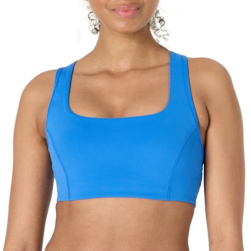 Amazon Essentials Damen Active FormFlex Buttery Soft Sport-BH mit Racerback und eckigem Ausschnitt, für leichten Halt, Ozeanblau, XXL Amazon Essentials Damen Active FormFlex Buttery Soft Sport-BH mit Racerback und eckigem Ausschnitt, für leichten Halt, Ozeanblau, XXL