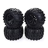 【Anti-Rutsch-Reifen】Anti-Rutsch-Muster sorgt für eine starke Straßenlage. Breites Reifendesign erhöht die Radstabilität.