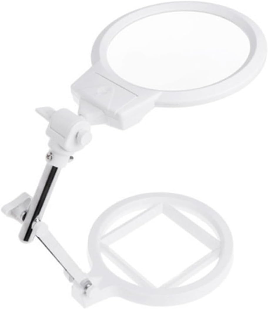 Hands Led Lamp with Stand Magnification for Reading Sewing and Hobbies Compact Design with Dual Led Lights