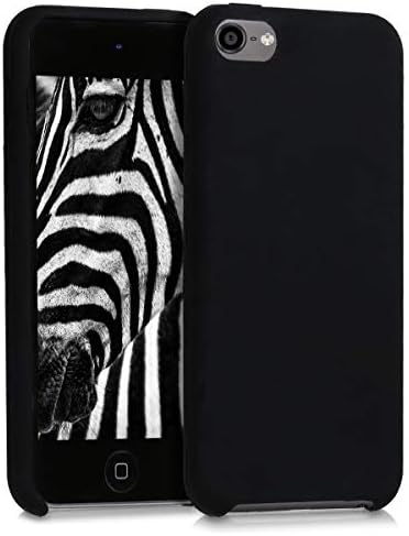 kwmobile TPU Silicone Case Compatible with Apple iPod Touch 6G / 7G (6th and 7th Generation) - Case Soft Flexible Protective Cover - Black