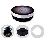 Ericotry 15g 0.5oz Empty Air Cushion Puff Cace Luxurious Black Make-up Powder Container Travel...
