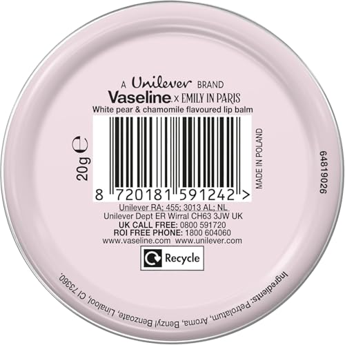 Image of Vaseline Rouge Romance Lip Balm Tin Limited Edition x Emily in Paris 20 g