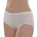 Produktbild comazo Damen Taillenslip - 5er Pack Taillenslips - Weiß - Gr. 40 - Slip mit hohem Bund - Maxislip für Große Größen geeignet - Unterhose ohne Seitennähte - Kochfest 95 Grad - Reine Baumwolle
