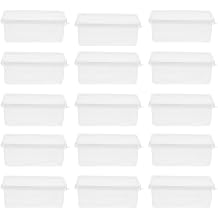 Cabilock Tiramisu Boxes with Lids 20-Pack Clear Plastic Cake Containers for Mousse Desserts Party Favor Boxes Bakery Takeout 4.68X2.83X1.85 Inches