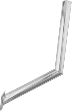 Side Mounted Boat Dinette, Removable, Adjustable Direction Boat Table Wall Mounted Dinette, ABS Waterproof Stainless Steel Table Legs Caravan and Boat. Silver