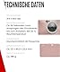 Canon Zoemini S2 Sofortbildkamera-Drucker 8MP – Kompakt mit Spiegel, Ringlicht-Kamera, Zink Fotopapier mit Kleberückseite, Tragbar (Roségold)