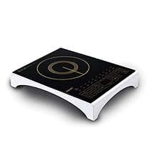 Philips Viva Collection Hd4938/01 2100-Watt Glass Induction Cooktop With Sensor Touch & Full Crystal Glass (Black)