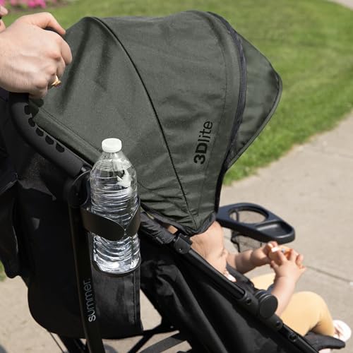 Summer Infant Ingenuity 3Dlite Convenience Stroller, Green–Lightweight Stroller with Aluminum Frame, Large Seat Area, 4 Position Recline, Extra Large Storage Basket–Infant Stroller for Travel & More by Ingenuity - Image 2