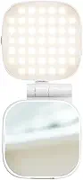 Gshield Iluminador LED e Suporte de Mesa Hybrid Ring Light com Espelho, Compatível com Magsafe para Celular, Controle de Brilho e USB-C Recarregável