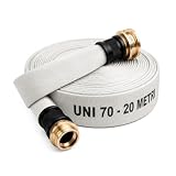 Manichetta uni 70 mt 20 Bianca in Gomma da 20 metri, 70 mm di diametro esterno, 70 mm di s...