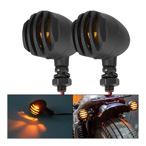 Clignotant moto Cafe Racer feu signalisation indicateur direction 12V