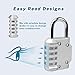 RESET-060 4 Digit Combination Lock Outdoor Padlock for School Gym Sports Locker Fence Toolbox Gate Suitcase Hasp Sliver